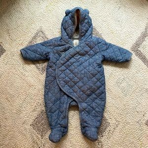 Baby Gap Denim Quilted Onesie